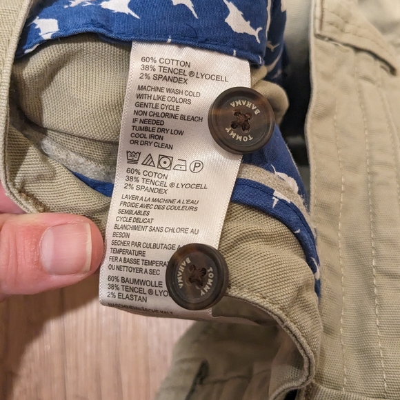 Tommy Bahama Khaki Cargo Shorts - Picture 6 of 8